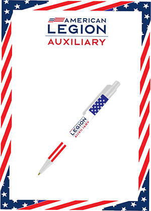 Auxiliary Stars & Stripes Pad and Pen Set